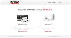 Desktop Screenshot of impromat.cz